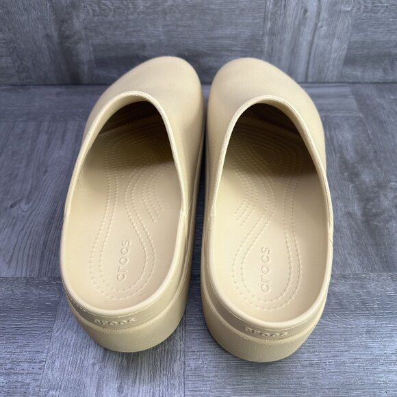CROCS Dylan Platform Women's size 8 Wheat Clogs - Picture 6 of 7
